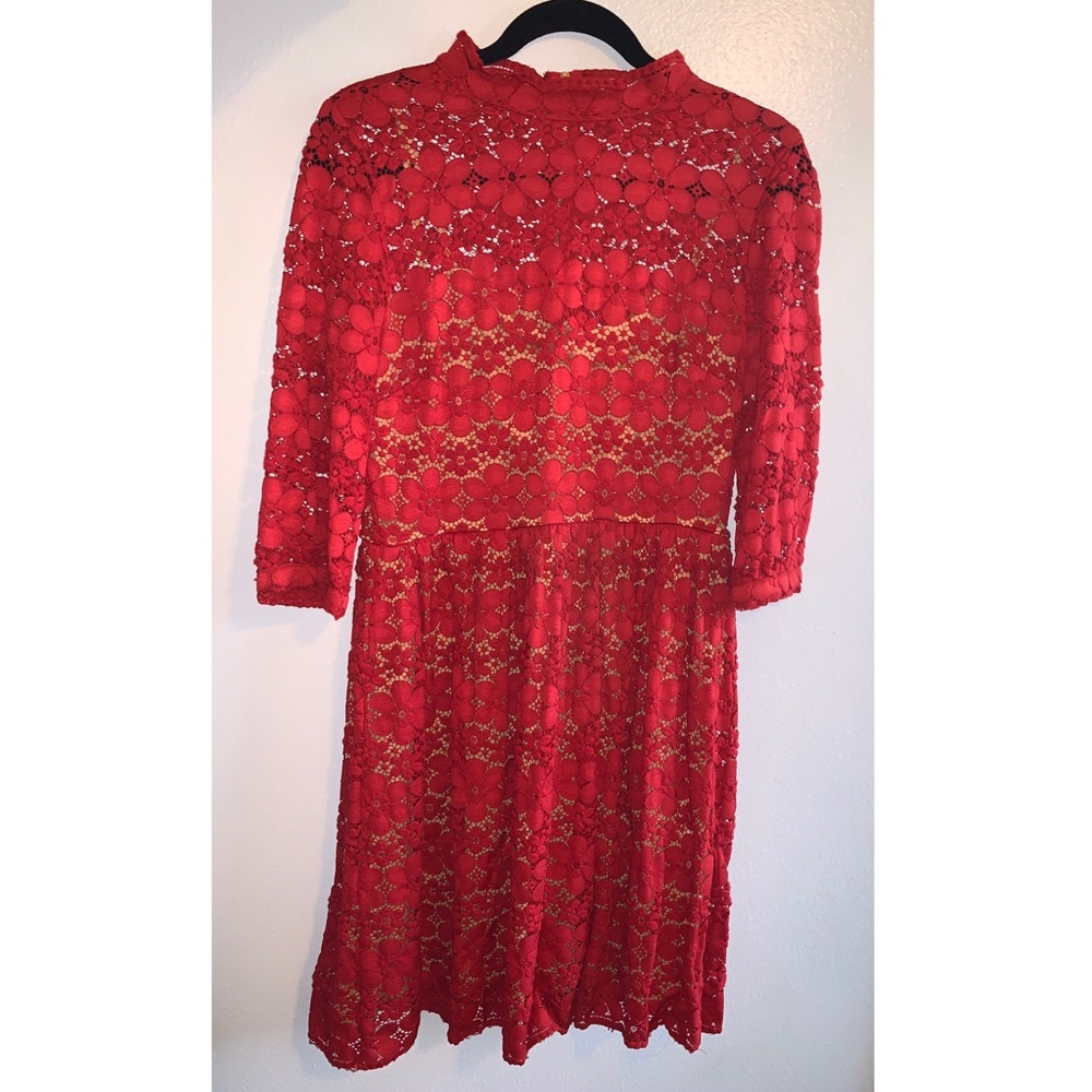 Red Lace Dress